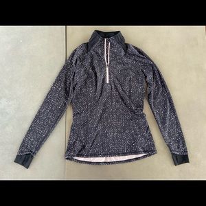 LuluLemon Blk/Pink Half Zip